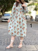 پیراهن بلند لینن وارداتی درجه 1