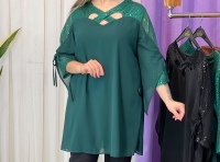 شومیز یقه ضربدری قواره دار