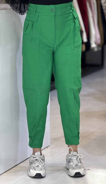 شلوار مام2جیب پایین پاگن دار