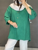 تونیک لینن نچرال کتیبه ای