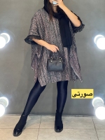 مانتو پانچ آستین ریش ریش