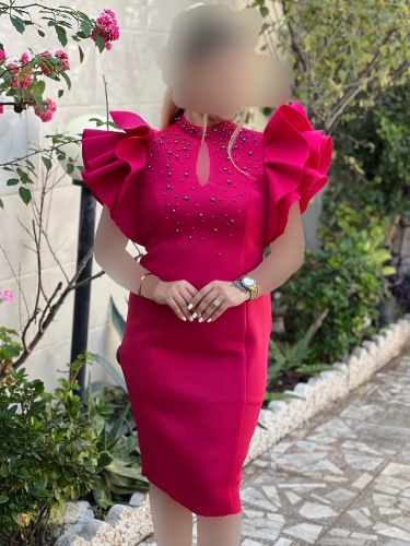 پیراهن استین حلزونی ساندویچی