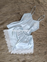 تاپ و شلوارک آبی