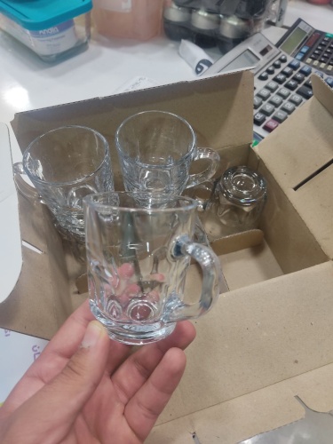 لیوان دسته دار عینکی حراجی