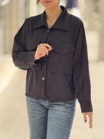 کت کتان 2جیب پاکتی