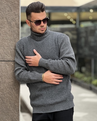 بافت یقه اسکی درشت