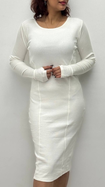 بافت ماکسی یقه گرد