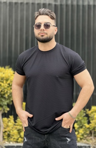 تیشرت بیسکویتی marakech مشکی