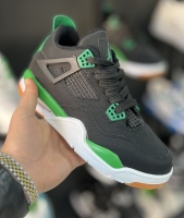 کتونی jordan4 مشکی سبز