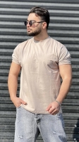 تیشرت بیسیک zara کرم روشن