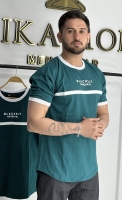 تیشرت صدرصد پنبه BLACKETY رنگ سبز کله غازی
