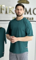 تیشرت بیسیک سبز کله غازی