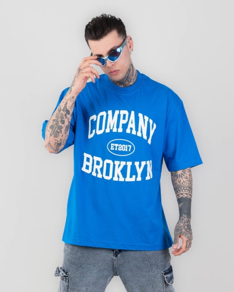 تیشرت BROKLYN آبی