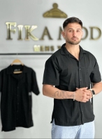 پیراهن یقه اینگلیسی رنگ مشکی