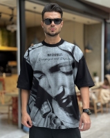 تیشرت طرح مچینست مشکی