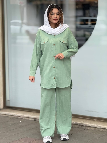 ست دلتا دکمه چوبی
