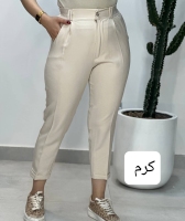 شلوار کمر2بندی پاکتی کمرکش