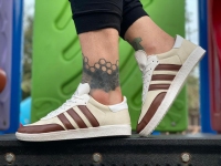 کتونی اسپرت آدیداس Gazelle کرم قهوه ای