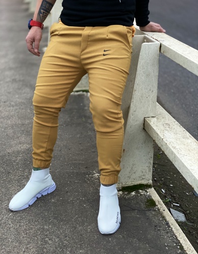 شلوار اسلش دو نایک جدید خردلی