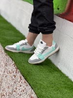 کتونی سایز میانه اسپرت Nike jordan سفید فیروزه ای
