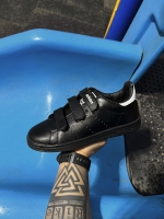 کتونی سایز میانه چسبی Adidas Smith مشکی