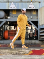 ست تیشرت آستین بلند و اسلش میکرو NIKE پرتقالی
