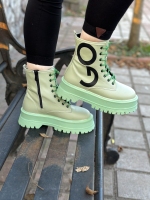 بوت دخترانه D & G سبز روشن