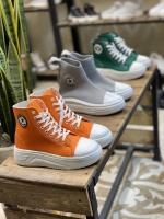 کتونی ساقدار دخترانه ALL STAR نارنجی