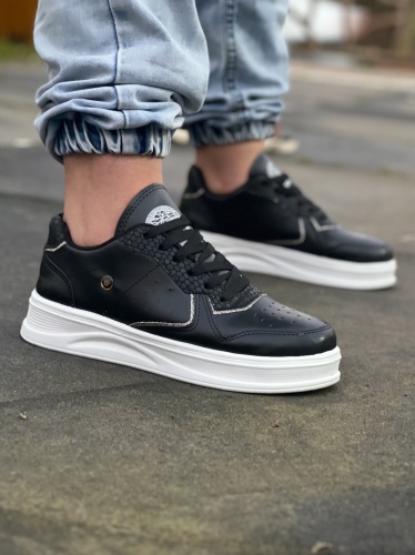 کتونی دخترانه versace مشکی کف سفید