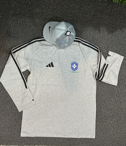 تیشرت آستین بلند ADIDAS طوسی
