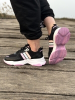 کتونی اسپرت دخترانه adidas مشکی صورتی