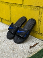 دمپایی فشن JUST DO IT مشکی آبی