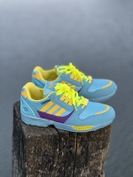 کتونی سایز میانه ADIDAS ZX فیروزه ای بنفش