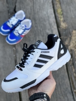 کتونی سایز میانه ADIDAS ZX سفید مشکی