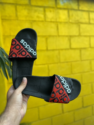 دمپایی ADIDAS مشکی قرمز