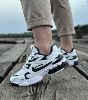 کتونی سایزمیانه JUST DOIT سفید مشکی