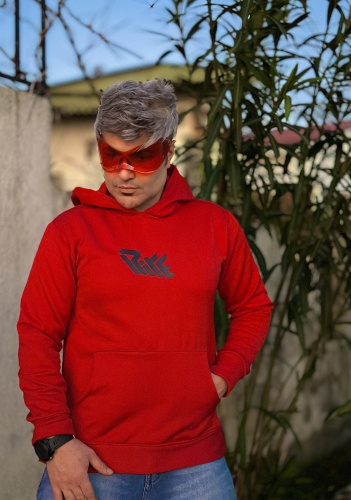 هودی حراجی MACHINIST طرح RIKE قرمز