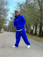 ست هودی و اسلش RIKE آبی