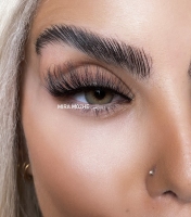 مژه یکسره روسی بلند و فر 6d