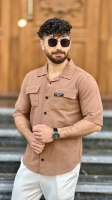 پیراهن کتان mango کالباسی