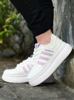 کتونی سایز میانه GAZELLE سفید یاسی