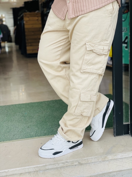 کارگو کتان نخودی