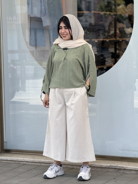 دامن شلواری لینن