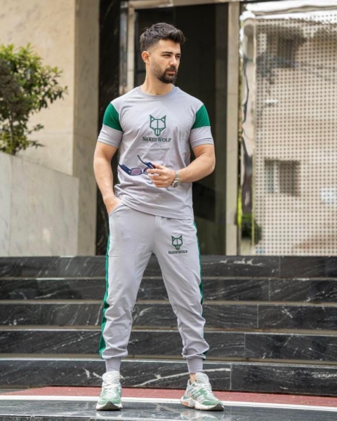 ست تی شرت و شلوار پنبه گلکسی