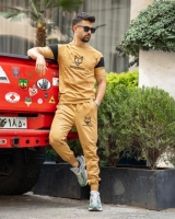 ست تی شرت و اسلش پنبه گلکسی