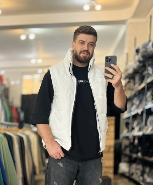 پافر ساده سفید