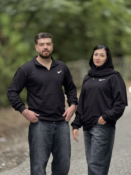 دورس نیم زیپ مشکی