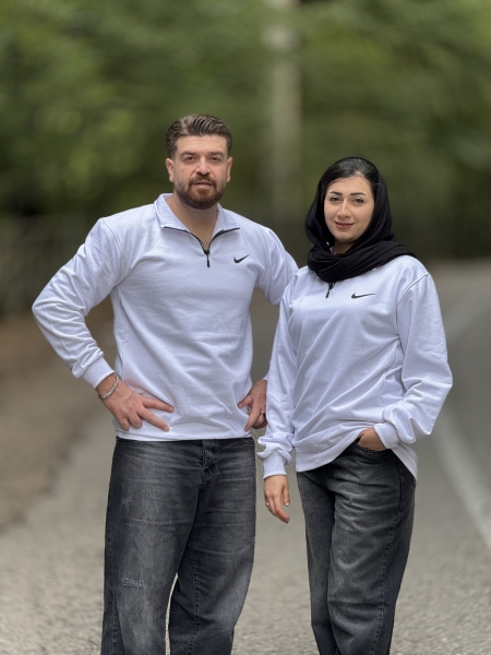 دورس نیم زیپ سفید