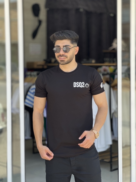 تیشرت DSQ2 پنبه مشکی