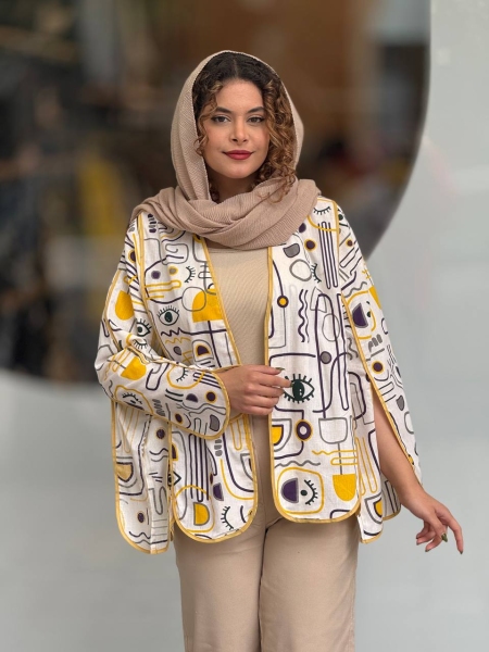 مانتو کتی آستین چاک